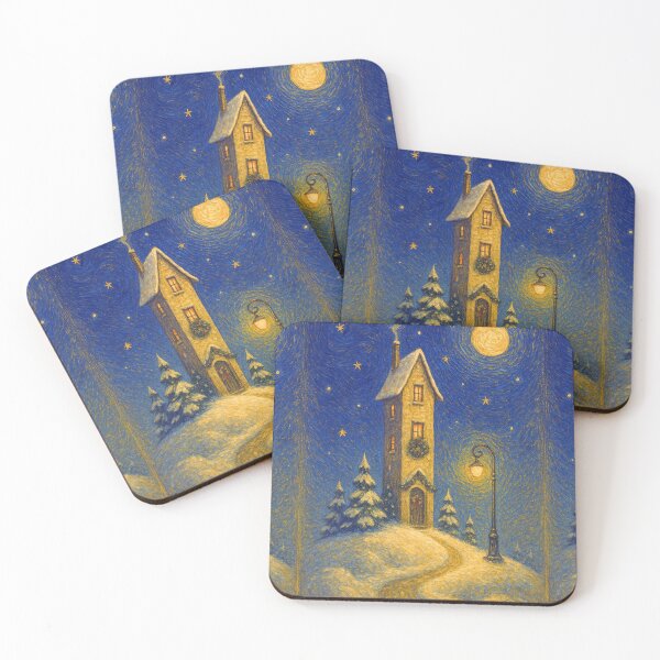 Item preview, Whimsical Christmas Houses designed and sold by Ewa Miller.