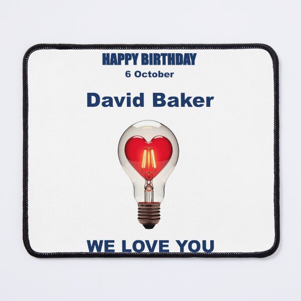 Item preview, Tribute to David Baker — 6 October designed and sold by ariksworld.