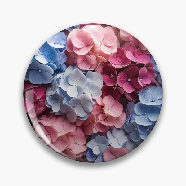 Item preview,  Pink and Blue Hydrangeas designed and sold by homydesign.
