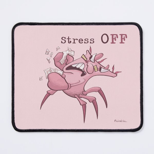 Item preview, Pink Writer Crab’s Stress-Ripping Rage designed and sold by Pink Writer.