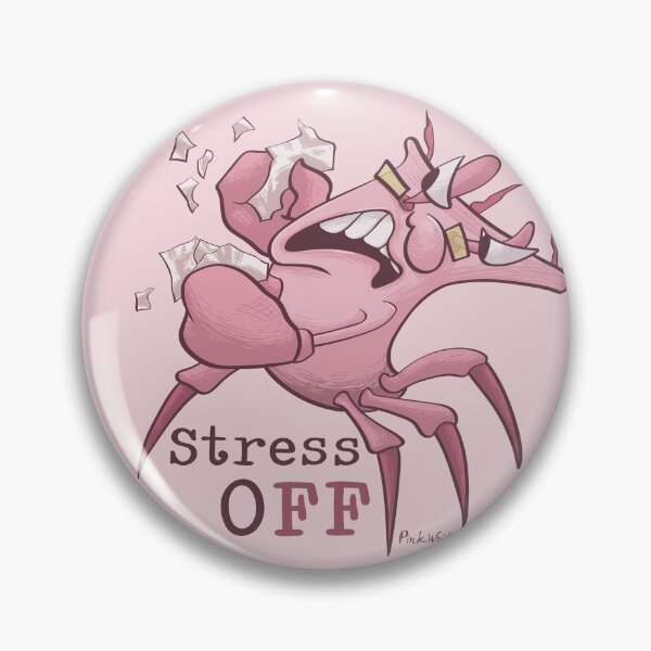 Item preview, Pink Writer Crab’s Stress-Ripping Rage designed and sold by Pink Writer.