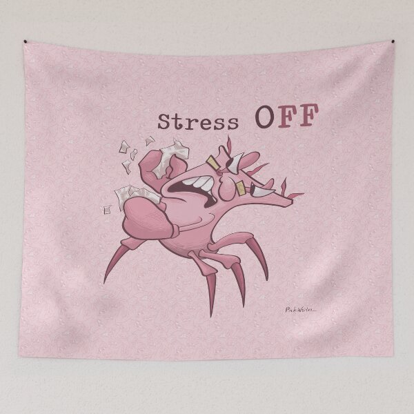 Item preview, Pink Writer Crab’s Stress-Ripping Rage designed and sold by Pink Writer.