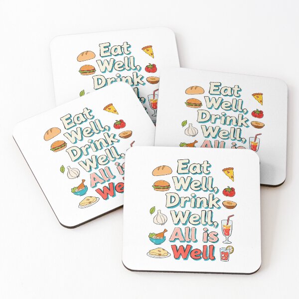 Item preview,  Eat Well, Drink Well, All Is Well designed and sold by SugarCore.