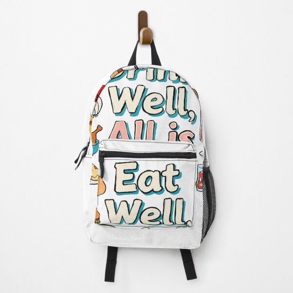 Item preview, Eat Well, Drink Well, All Is Well designed and sold by SugarCore.