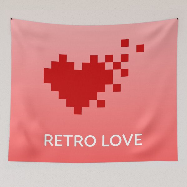 Item preview, Retro Love Heart designed and sold by AndroidZ.