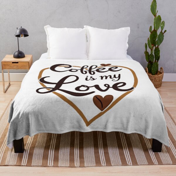 Item preview, Coffee Is My Love Heart Caffeine Lover designed and sold by rustyroofco.