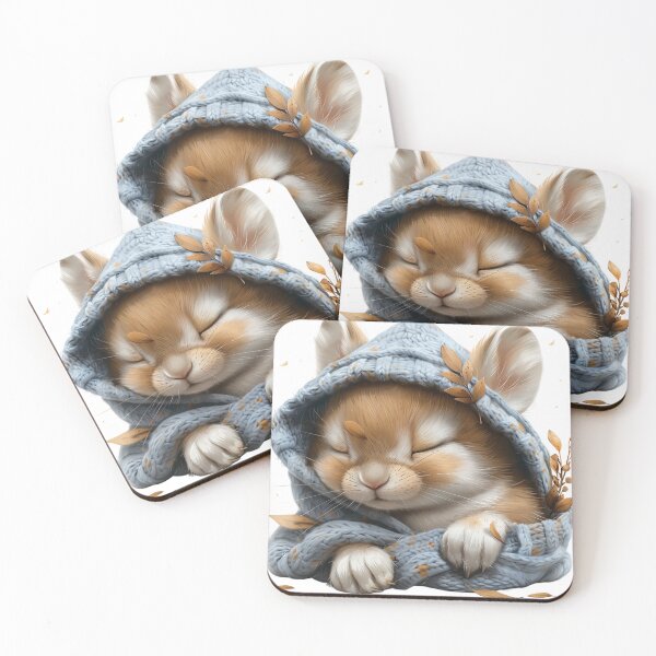 Item preview, Cute Rabbit Sleeping on Blanket  designed and sold by CharlieDesings.
