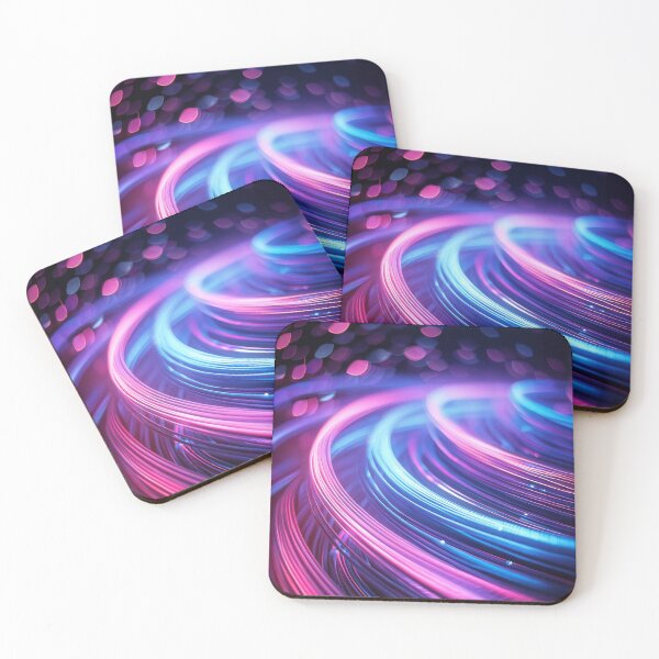 Item preview, Whirling Neon Fantasy. Generative Ai designed and sold by homydesign.