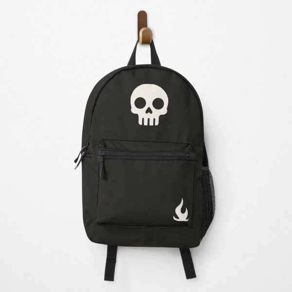 Item preview, Skull Backpack – Minimal Black Style designed and sold by LiLeDesigns.