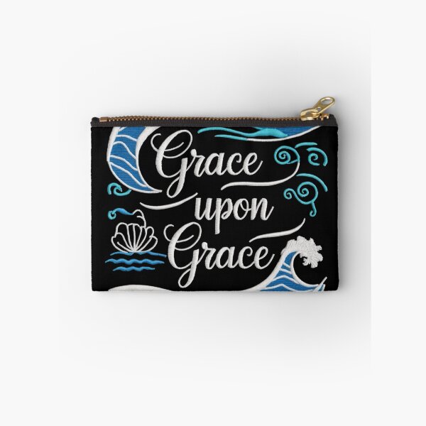 Item preview, Grace Upon Grace | Christian Motivation | John 1:16 Scripture Art | Faith and Hope Design designed and sold by NoviaRobert.