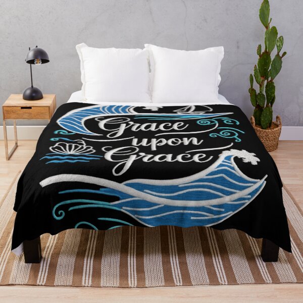Item preview, Grace Upon Grace | Christian Motivation | John 1:16 Scripture Art | Faith and Hope Design designed and sold by NoviaRobert.