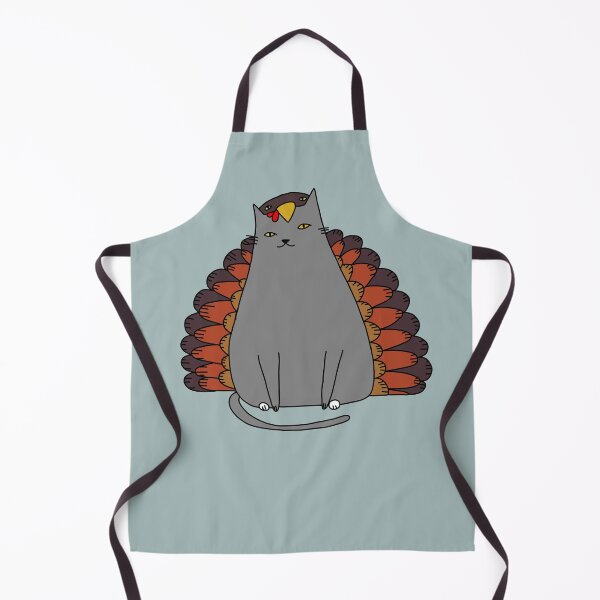 Item preview, TurkeyCat designed and sold by KilkennyCat Art.