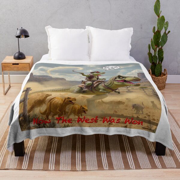 Item preview, Palaeolithic Meets Jurassic Print designed and sold by Lichentroupe63.