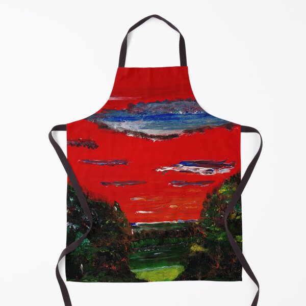 Item preview, Red Sunset over Valley designed and sold by Misfitcane.
