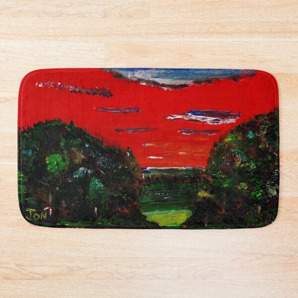 Item preview, Red Sunset over Valley designed and sold by Misfitcane.