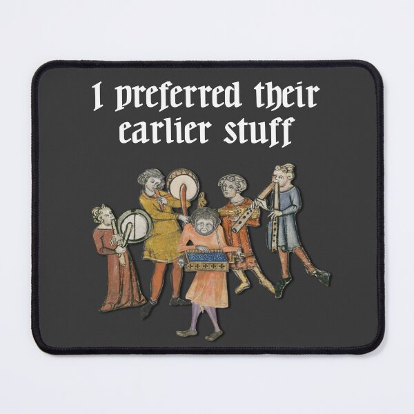 Item preview, Medieval Minstrels Band Slogan (White Text) designed and sold by SeanElliotMusic.