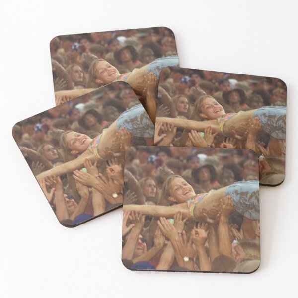 Item preview, A Concert Fan Body Surfing At Woodstock 94 - Photograph designed and sold by ConcertImages.