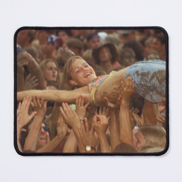 Item preview, A Concert Fan Body Surfing At Woodstock 94 - Photograph designed and sold by ConcertImages.