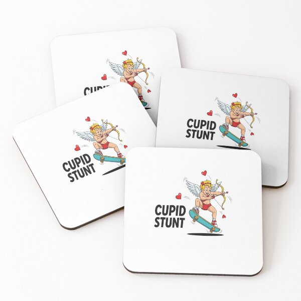 Item preview, Cupid Stunt Skateboard Love Skater Valentine designed and sold by FelixnRobinus.
