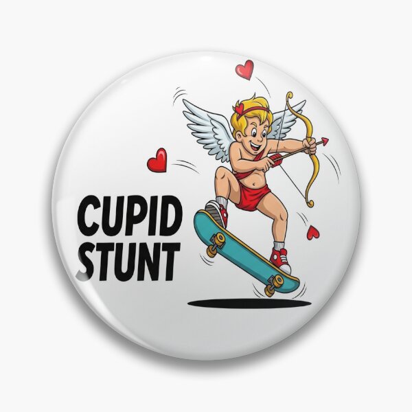 Item preview, Cupid Stunt Skateboard Love Skater Valentine designed and sold by FelixnRobinus.