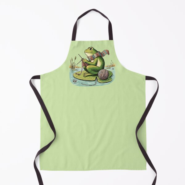 Artikelvorschau, Strickender Frosch entworfen und verkauft von FrictionMaxxing.