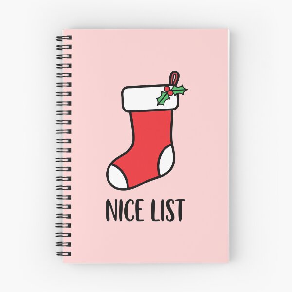 Item preview, Nice List Christmas Stocking | Cute Holiday Minimalist Design designed and sold by graphicnew.