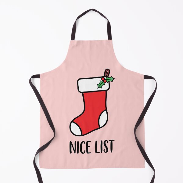Item preview, Nice List Christmas Stocking | Cute Holiday Minimalist Design designed and sold by graphicnew.