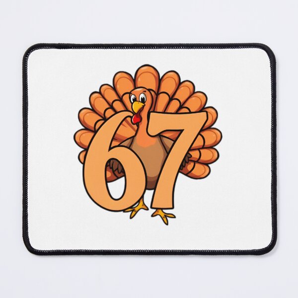 Item preview, Turkey 67 Meme Christmas Thanksgiving Number Art Holiday Designs designed and sold by Thread&Fable.