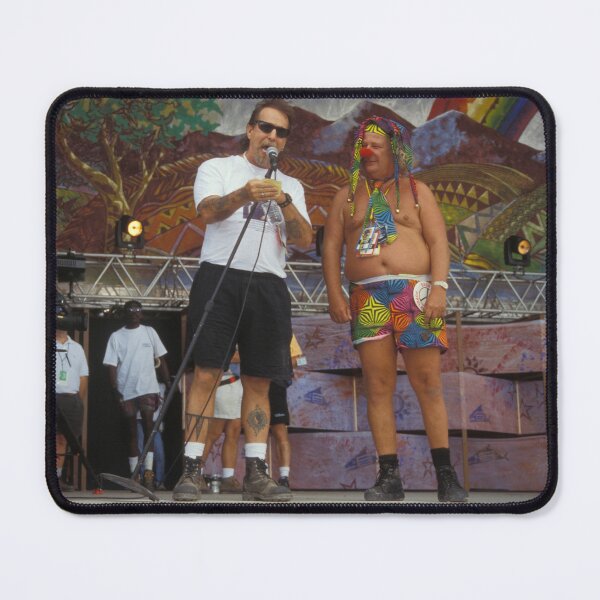 Item preview, Entertainer & Peace Activist Wavy Gravy On Stage At Woodstock 94 - Photograph designed and sold by ConcertImages.