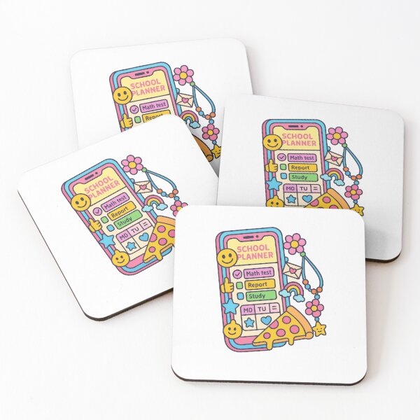 Item preview, Back to school planner with colorful maximalist design elements, AI Generated designed and sold by dvoevnore.
