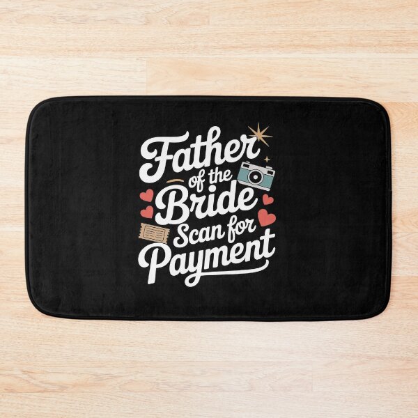 Item preview, Father of The Bride Barcode designed and sold by PeteHomenick.