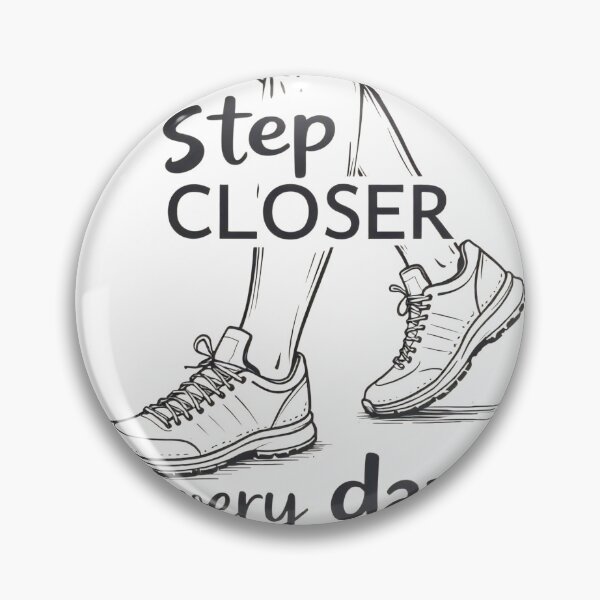 Item preview, Motivation quote about every step closer every day to dream designed and sold by SpaceartLilu.