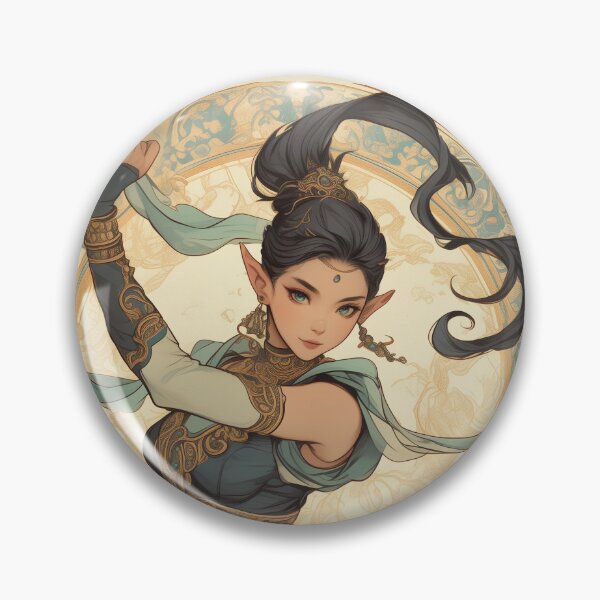 Item preview, Oriental dancing elf designed and sold by Lenycherry_art.