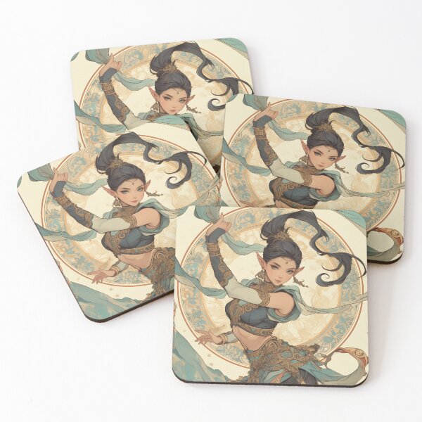 Item preview, Oriental dancing elf designed and sold by Lenycherry_art.