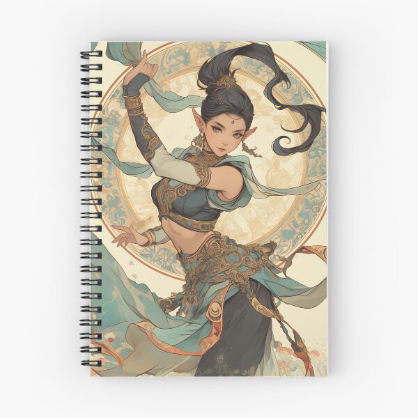 Item preview, Oriental dancing elf designed and sold by Lenycherry_art.