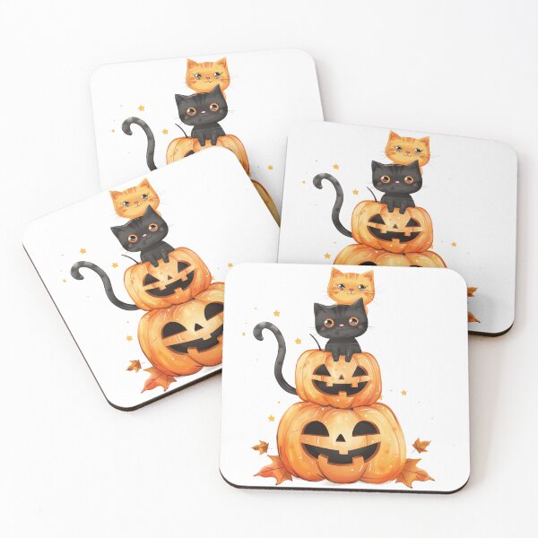 Item preview, Mischievous Pumpkin Cat Stack designed and sold by RBCreates.