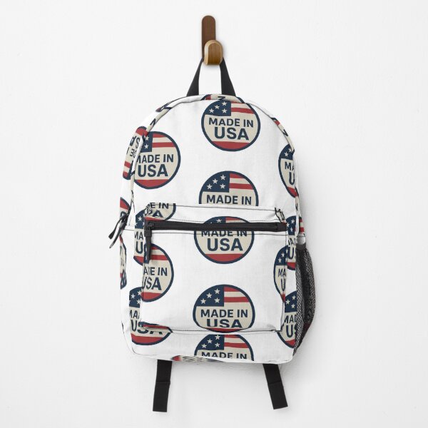 Item preview, Made in USA label with flag design, isolated on transparent background, AI generated designed and sold by dvoevnore.