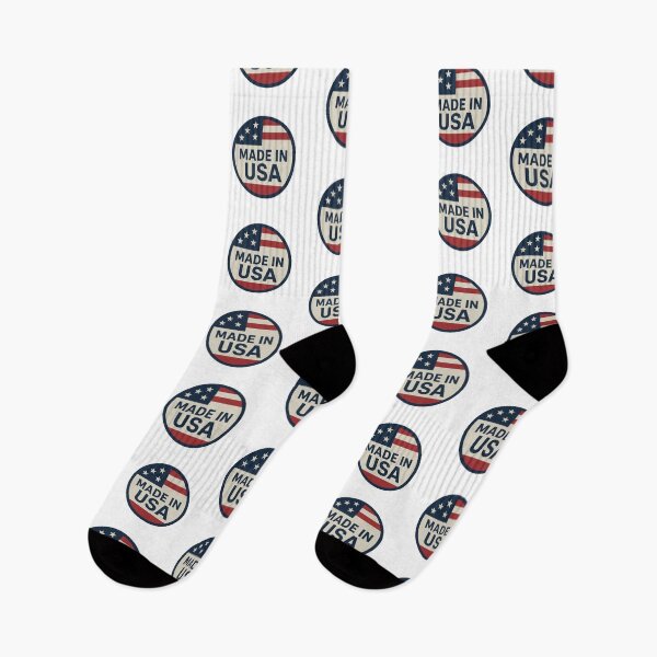 Item preview, Made in USA label with flag design, isolated on transparent background, AI generated designed and sold by dvoevnore.