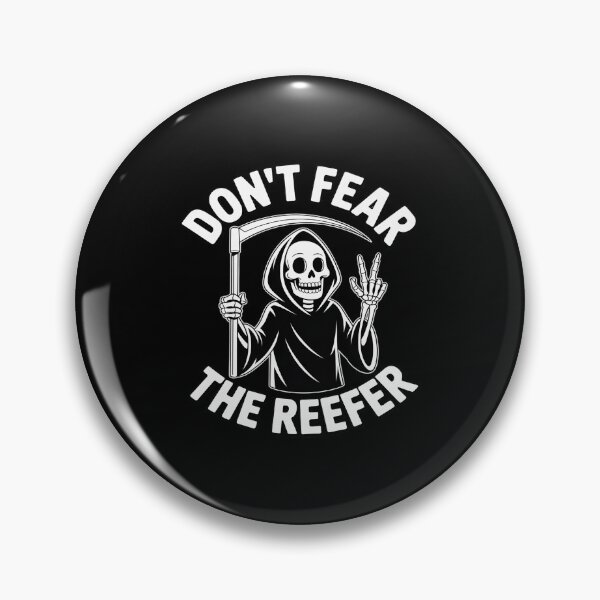 Item preview, Fear The Reefer Grim Reaper 420 Halloween Sarcastic Weed designed and sold by PeteHomenick.