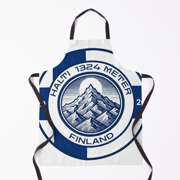 Item preview, Halti Finland Mountain Badge 1324 Meter 2026, flag of Finland designed and sold by designkb.