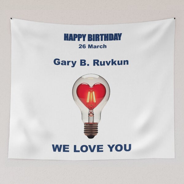 Item preview, Tribute to Gary B. Ruvkun   — 26 March designed and sold by ariksworld.
