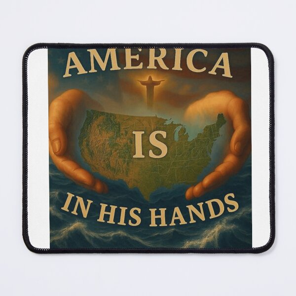 Item preview, He Holds America in His Hands – Faith, Family & Freedom Design | Line & Legacy designed and sold by lineandlegacy.