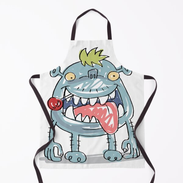 Item preview, Wild Blue Monster – Cartoon Scream designed and sold by cheloartes.