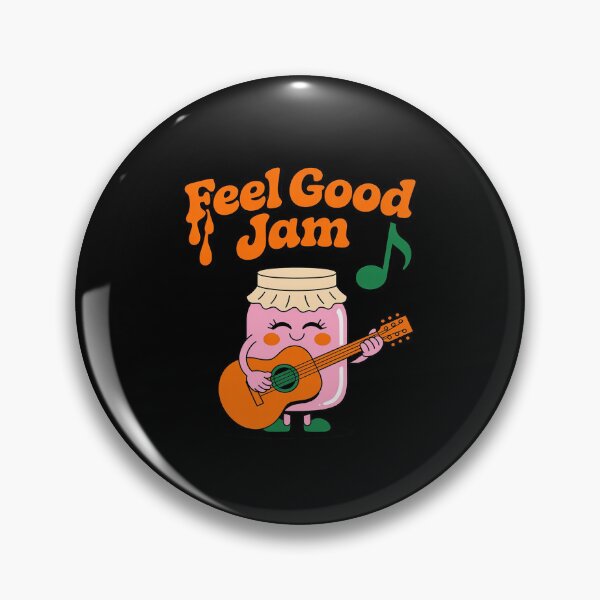 Item preview, Feel Good Jam Groovy Jam Jar Music Graphic designed and sold by PeteHomenick.