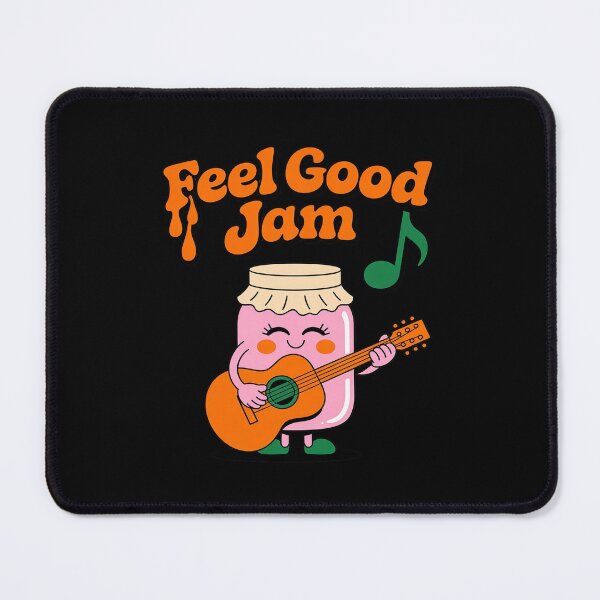 Item preview, Feel Good Jam Groovy Jam Jar Music Graphic designed and sold by PeteHomenick.