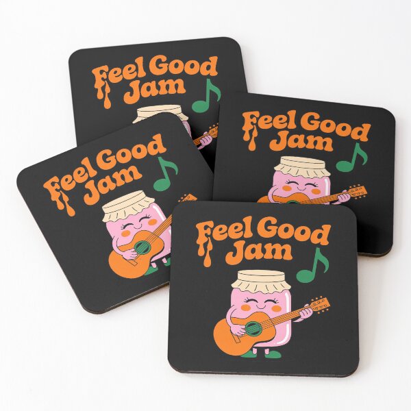 Item preview, Feel Good Jam Groovy Jam Jar Music Graphic designed and sold by PeteHomenick.