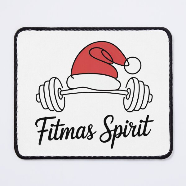 Item preview, Fitmas Spirit Minimalist Shirt – Christmas Fitness Line Art Tee designed and sold by WSPrintCrafter.