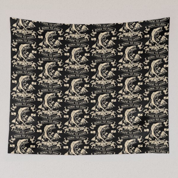 Item preview, Born To Fish Made To Work designed and sold by JRRTs.