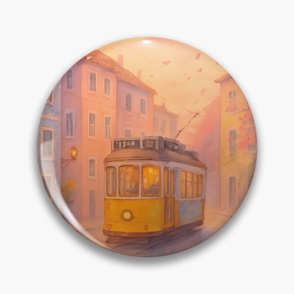 Item preview, LISBON TRAMWAY — Golden Tracks and Evening Whispers designed and sold by BumbleVee ☀️.