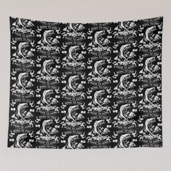 Item preview, Born To Fish Made To Work designed and sold by JRRTs.